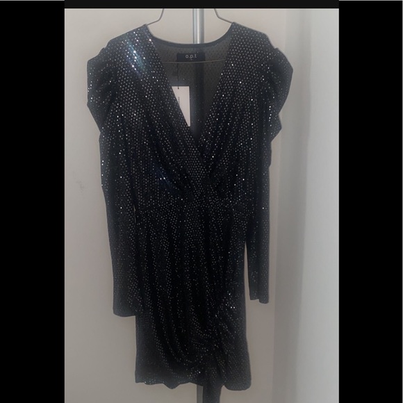Dresses & Skirts - Sequined Black Dress Small
